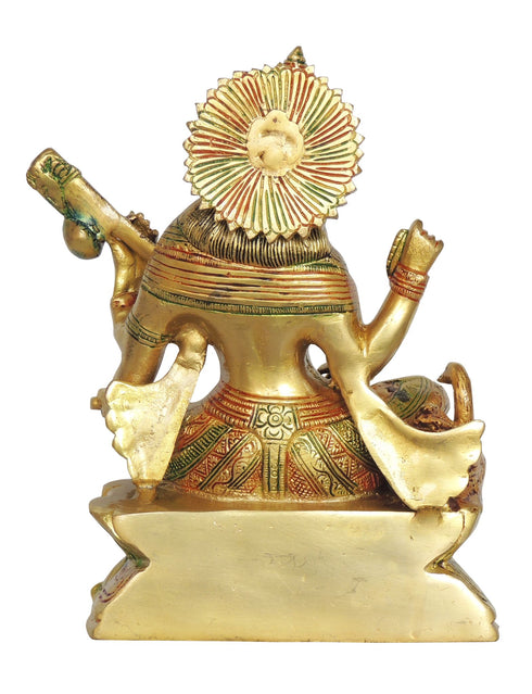 Brass Saraswati Ji Idol Statue 3.24 Kg